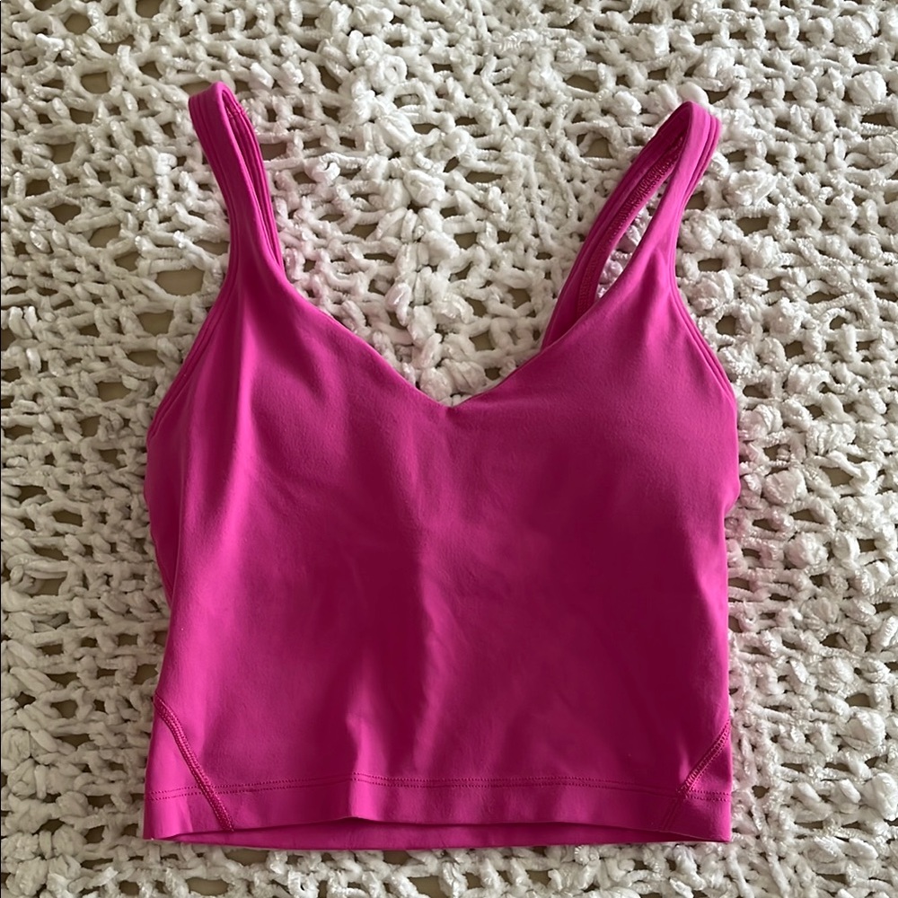 Lululemon Hot Pink Align Tank Top